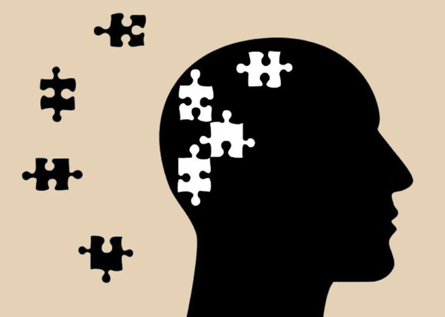 Ergotherapie Altstadt Spandau, Schwarz-Weiß-Puzzleteile für den menschlichen Geist